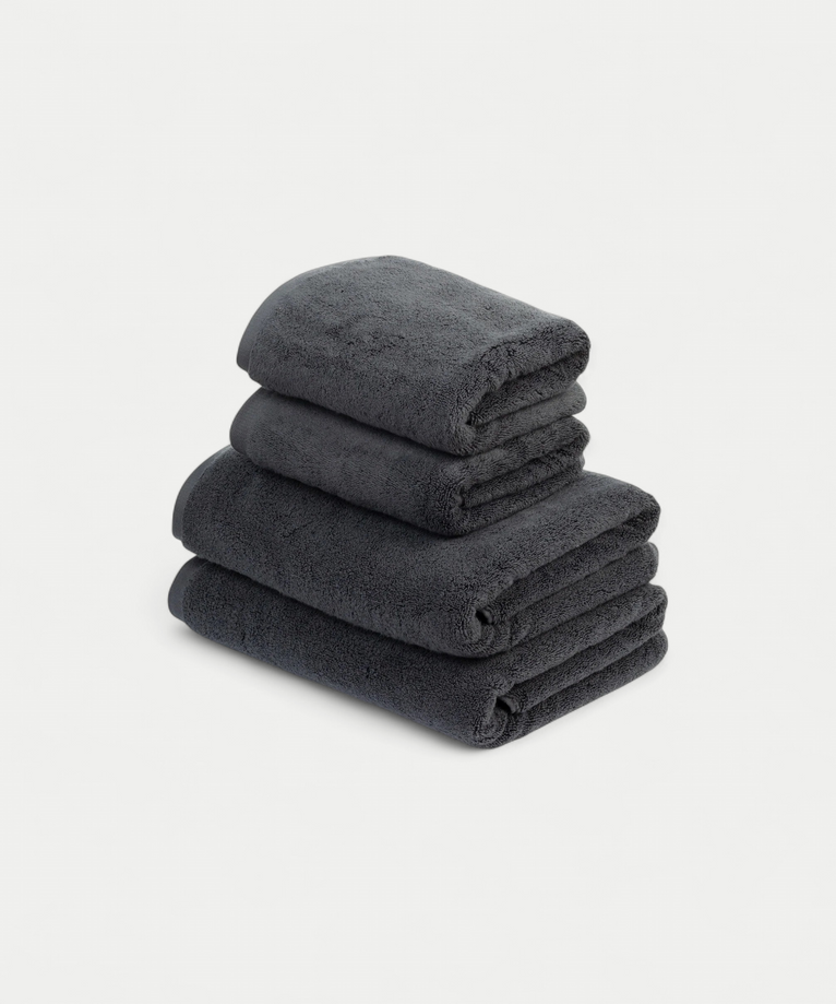 Handtuchset Essential (4-tlg.) | Anthrazit