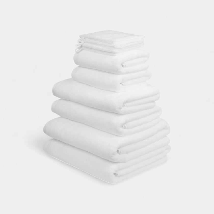 Handtuchset Spa Komplett (10-tlg.) | Weiß