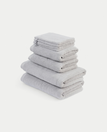 Handtuchset Deluxe (8-tlg.) | Silbergrau