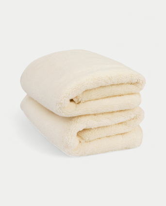 Gästehandtuch Zero-Twist-Baumwolle 40x60 cm (2 Stk.) | Cream
