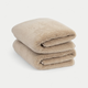 Zero-Twist Baumwoll-Handtuch 50x100 cm (2 Stk.) | Latte
