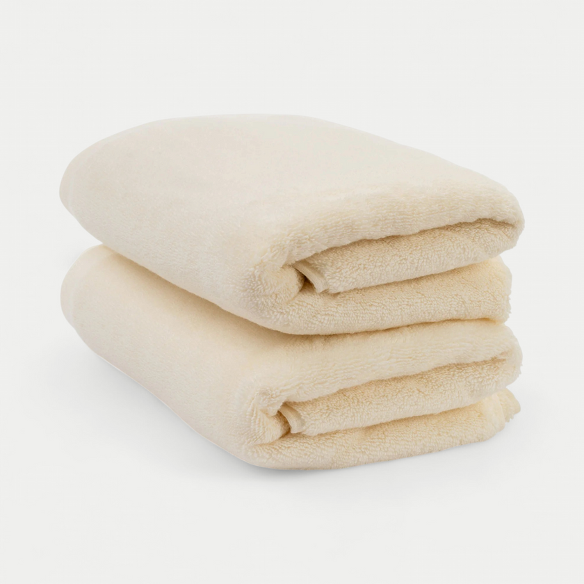 Handtuch Zero-Twist Baumwolle 50x100 cm (2 Stk.) | Cream