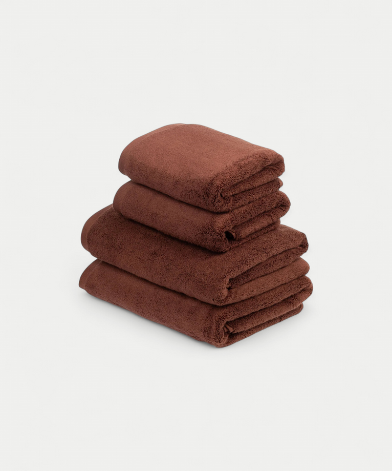 Handtuchset Essential (4-tlg.) | Chestnut