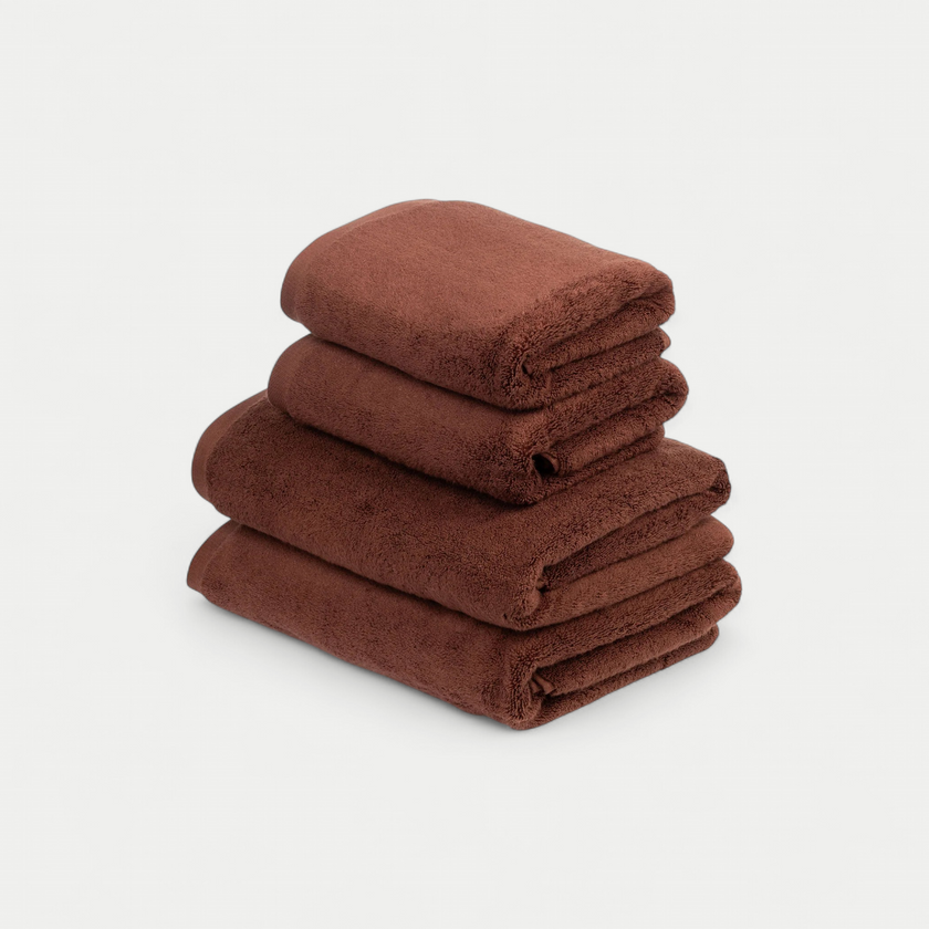 Handtuchset Essential (4-tlg.) | Chestnut