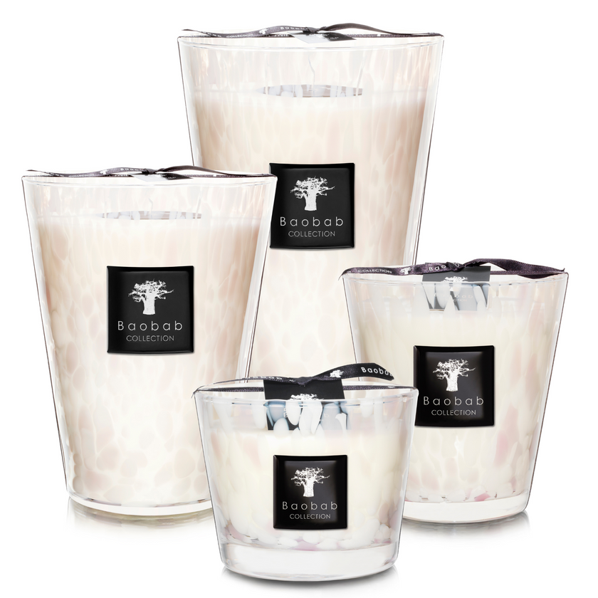 Duftkerze White Pearls Baobab